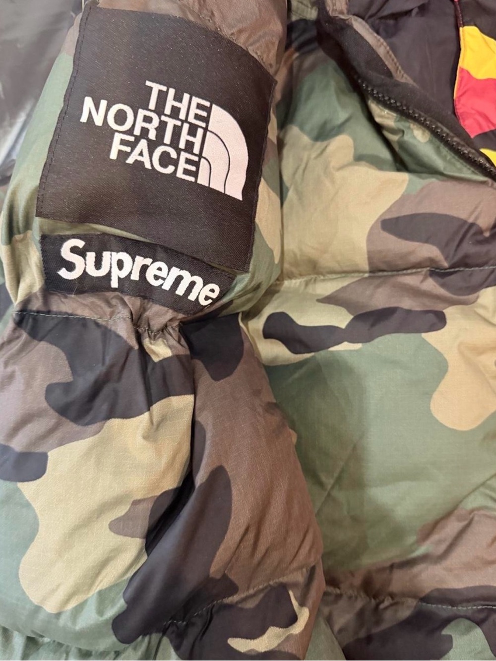 The North Face x Supreme Navy Jacket with Red and Yellow Accents - Picture 4 of 8